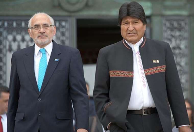 Mesa y Morales estuvieron juntos en la defensa de la reivindicación marítima en 2018 y ahora enfrentados por la Presidencia. Foto: Archivo