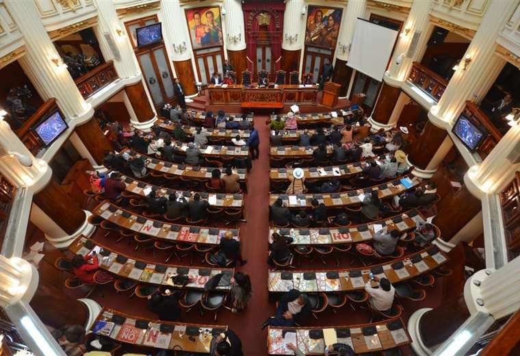 El hemiciclo del Legislativo en La Paz I Foto: Vicepresidencia.