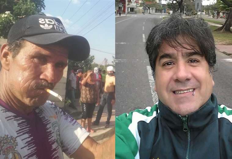 Mario Salvatierra S. (izq.) y Marcelo Terrazas S. perdieron la vida en Montero