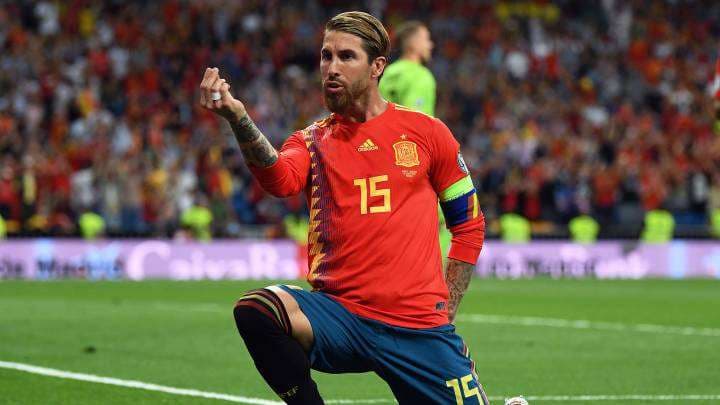 Sergio Ramos, es el capitán de la selección de España. Foto. As