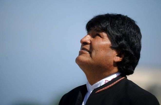 Imagen del expresidente Evo Morales