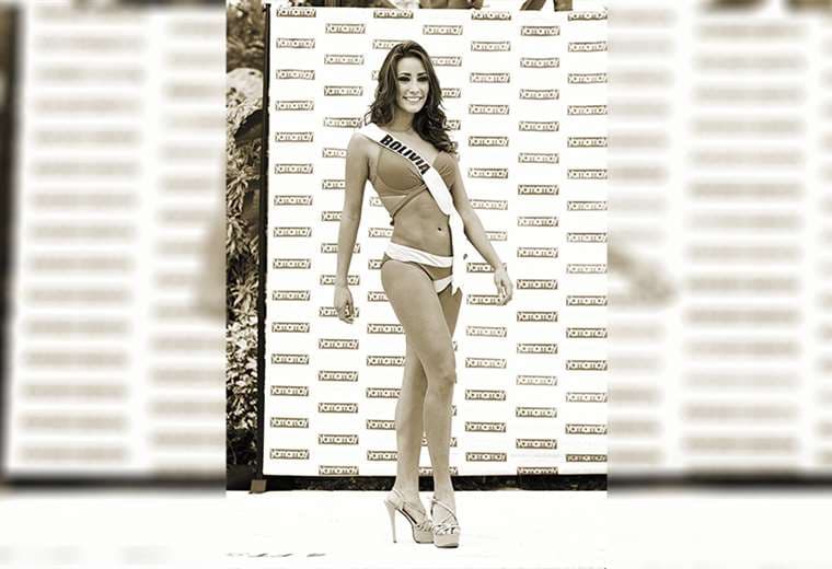  En el desfile de traje de baño del Miss Universo 2014 en EEUU