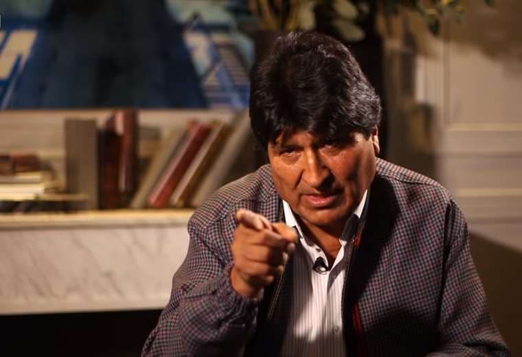 Evo Morales durante la entrevista con BBC. Foto: captura