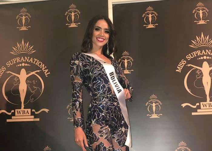 María Elena Antelo en el Miss Supranational 2019