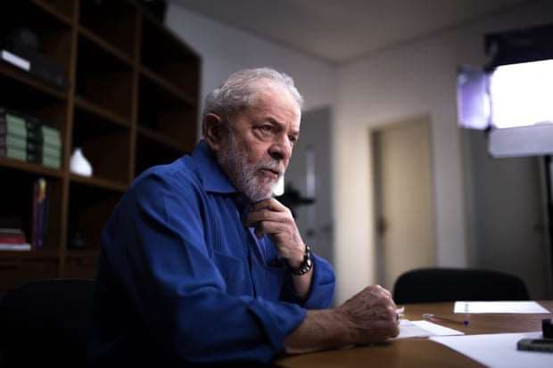 Lula habló sobre Evo durante una entrevista. Foto The Guardian 