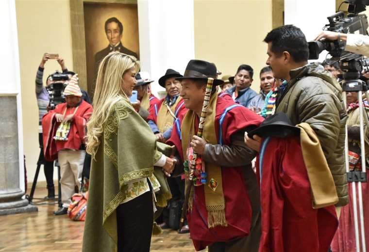 El acto se desarrolló en Palacio Quemado I Foto: Periódico Bolivia.