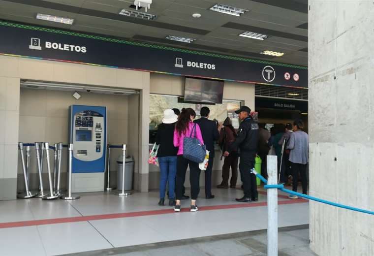 Estación de teleférico en La Paz