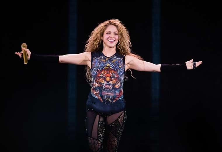 Shakira, en un concierto de El Dorado World Tour