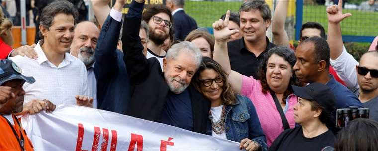 Lula da Silva ya está en libertad