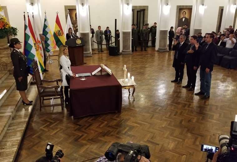 El acto tuvo lugar en Palacio Quemado I Foto: periódico 'Bolivia'