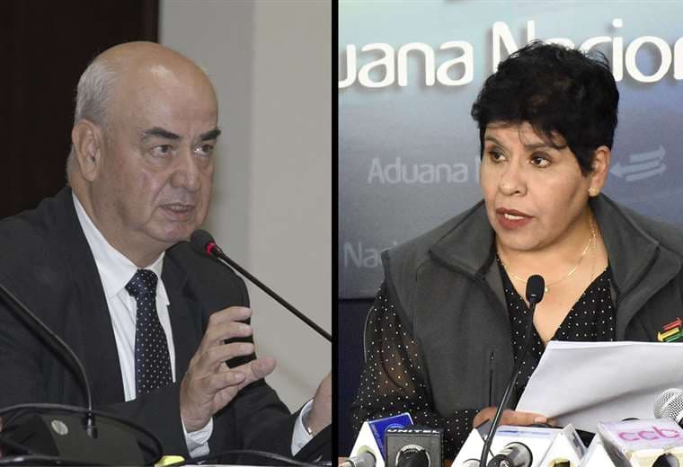 El ministro José Luís Parada ve necesario cambios en la Aduana. Fotos: ABI