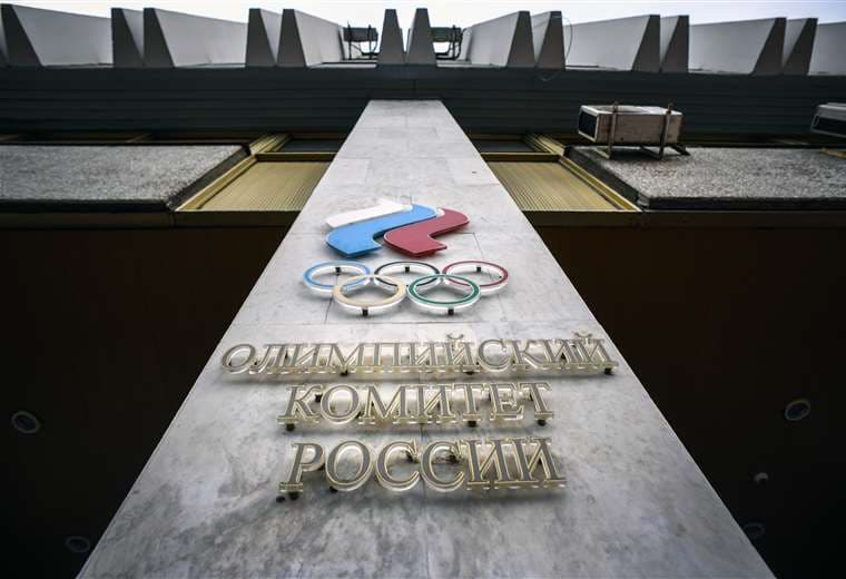 Sede del Comité Olímpico Ruso. Foto. AFP