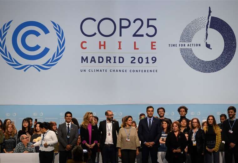 La cumbre climática se desarrolla en Madrid. Foto: AFP