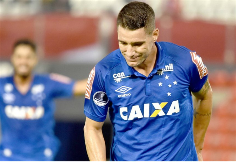 Thiago Neves, volante ofensivo del Cruzeiro. Foto: AFP