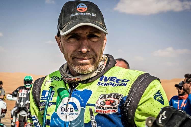 Edwin Straver cumplía su tercer Dakar cuando sufrió el accidente. Foto. Internet 