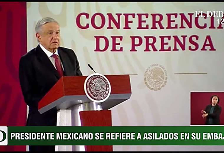 El presidente de México habló del impasse diplomático con Bolivia. Foto: captura