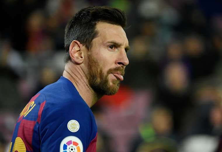 Lionel Messi, estrella del Barcelona. Foto. AFP 