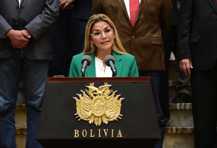 Jeanine Áñez (Foto: Ministerio de la Presidencia)