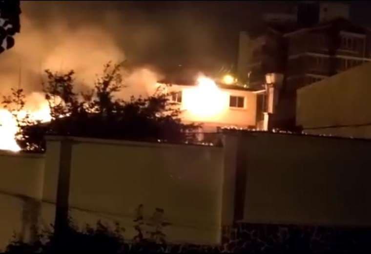 La casa de Waldo Albarracín fue incendidada el pasado 10 de noviembre