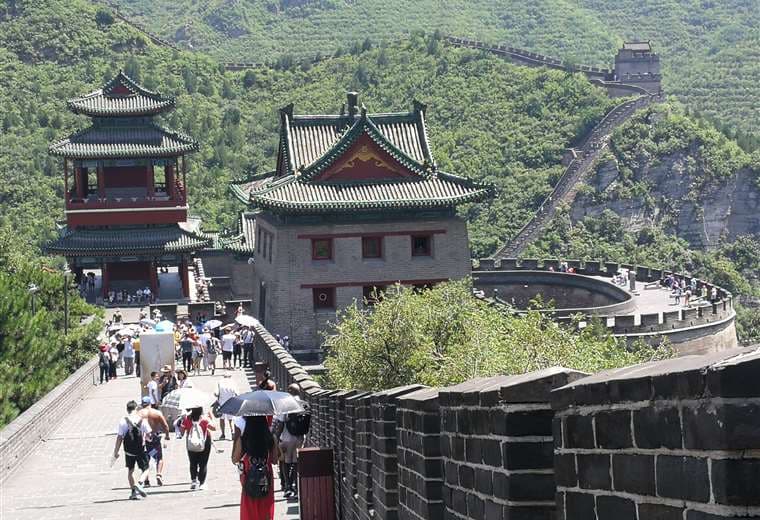 Parte de la Muralla China será cerrada para evitar la propagación del virus. Foto Miguel Angel Roca 
