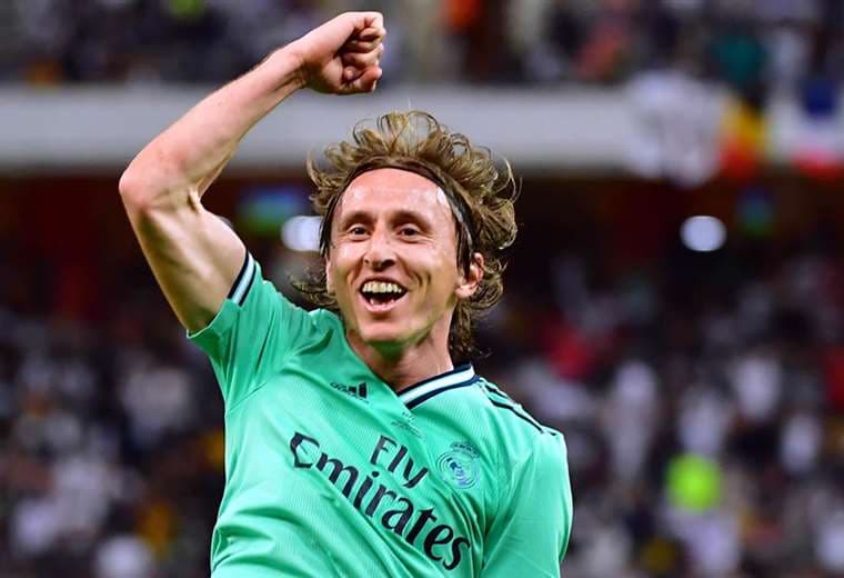 Luka Modric selló la victoria del equipo merengue. Foto: AFP