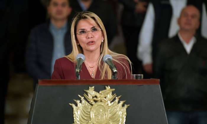 Jeanine Áñez, presidenta del Estado/Foto: ABI