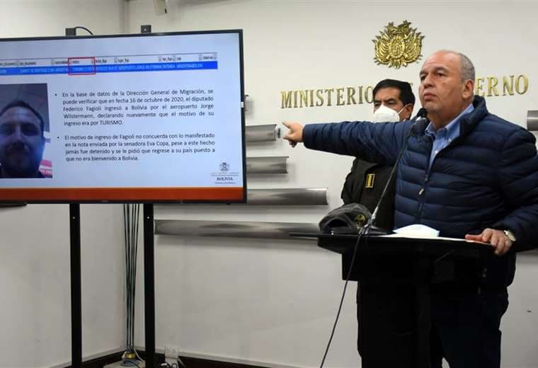 Arturo Murillo, ministro de Gobierno. Foto. APG