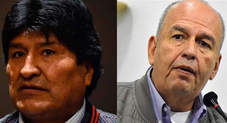 El ministro dijo que Morales tiene miedo de volver