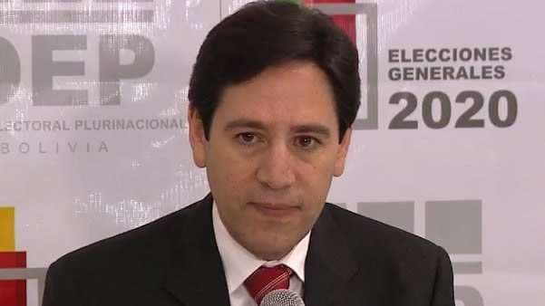 Salvador Romero, presidente del TSE | Foto: Bolivia TV