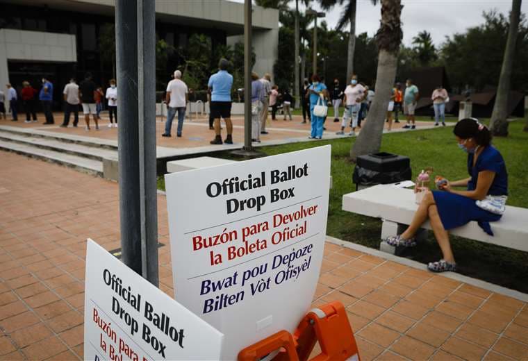 Se inició la votación anticipada en Florida. Foto AFP