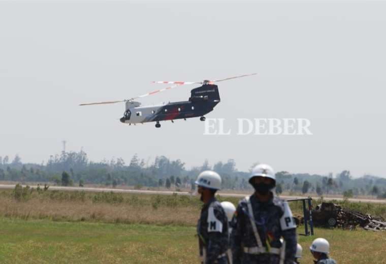 La aeronave partió hacia la provincia Guarayos. Foto: Juan Carlos Torrejón