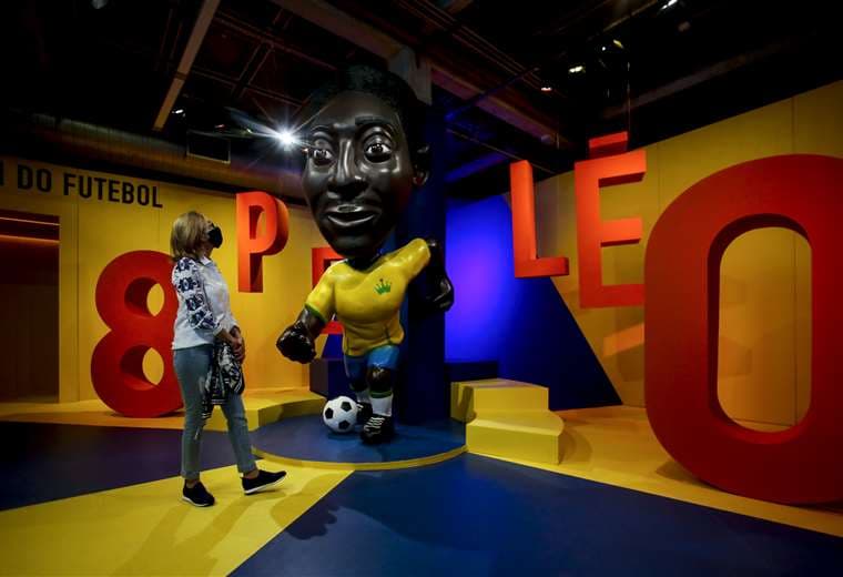 Brasil le rinde homenaje a Pelé, que está de cumpleaños. Foto: AFP
