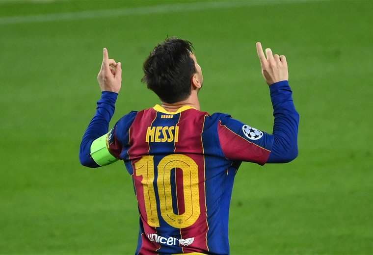 Lionel Messi, volante y capitán del Barcelona. Foto: AFP