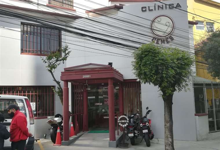La clínica donde está internado Orlando Gutiérrez. Foto Miguel Melendres
