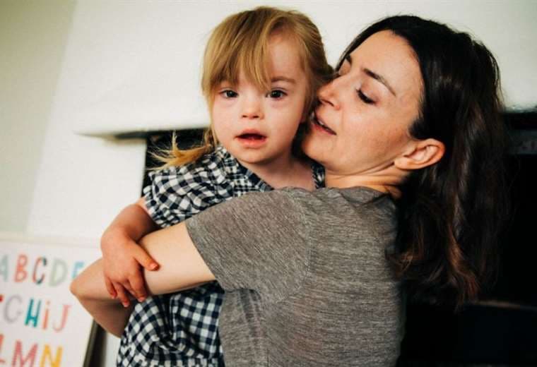 Caterina Scorsone y su pequeña Pippa, de tres años