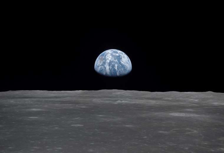 Una foto tomada desde la Luna. NASA