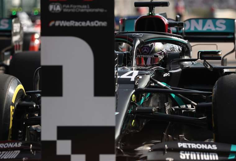 Lewis Hamilton saldrá primero este domingo en el GP de Portugal. Foto: AFP