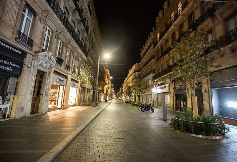  Calles vacías en Toulouse, Francia/Foto: AFP