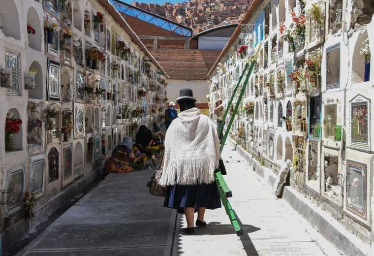 El cementerio General abrirá por tres días en La Paz.