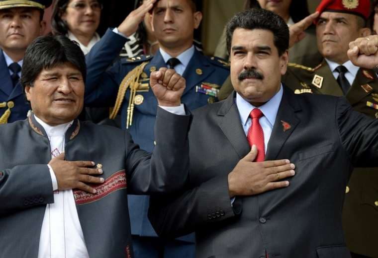 Evo Morales y Nicolás Maduro I archivo.