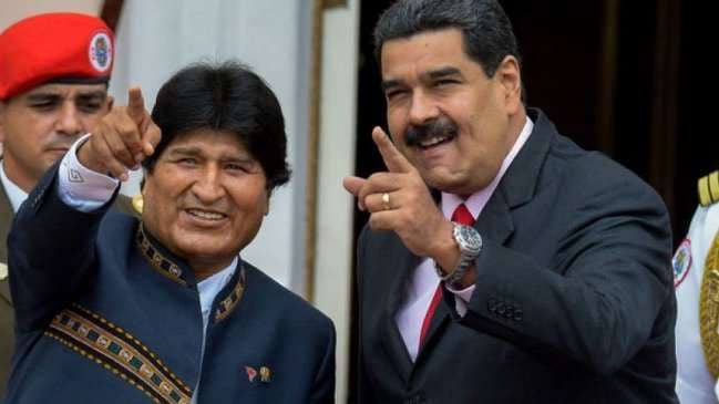 Evo Morales y Nicolás Maduro. Archivo