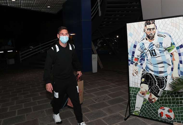 Lionel Messi se unió a la concentración este lunes. Foto: Internet
