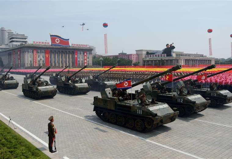 Norcorea alista un desfile pomposo. Foto AFP