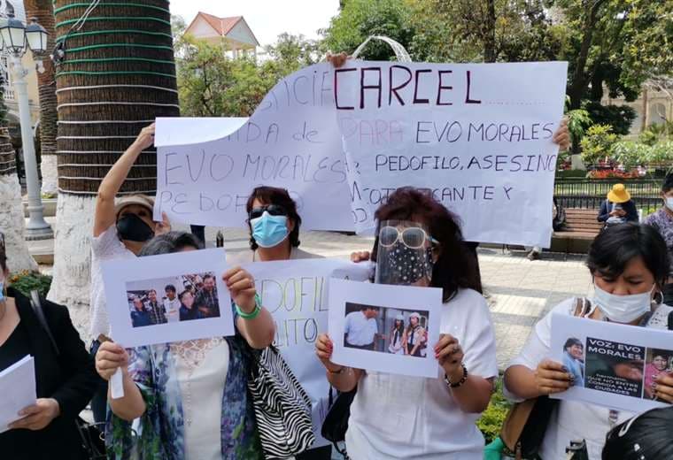 Protestas contra el retorno de Evo Morales