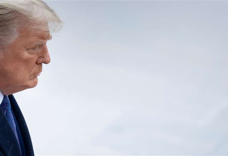 Donald trump continua plantando dudas al proceso electoral. Foto: AFP