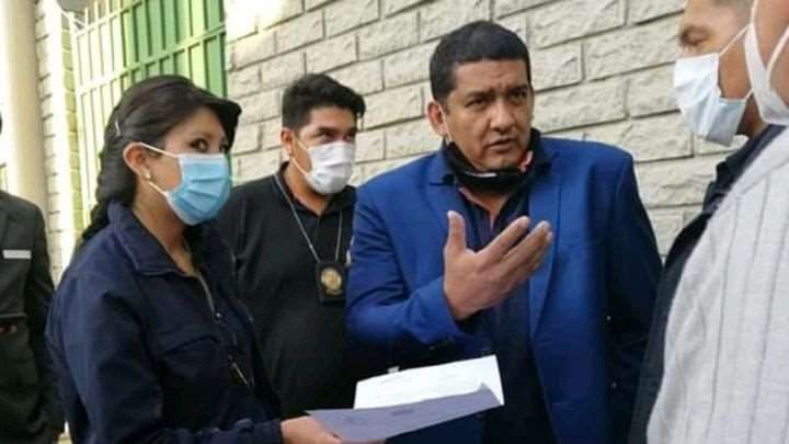 El momento en que Rodríguez es aprehendido en La Paz. Foto: internet