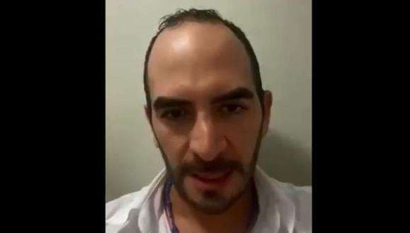 Jorge Valda publicó un video para agradecer las muestras de apoyo
