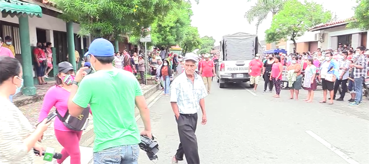 Agresiones a la prensa durante los enfrentamientos en Montero
