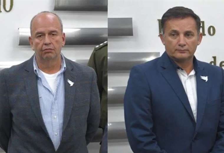 Murillo (izq.) y López (der.) fueron dos de los hombre fuertes del Gobierno transitorio