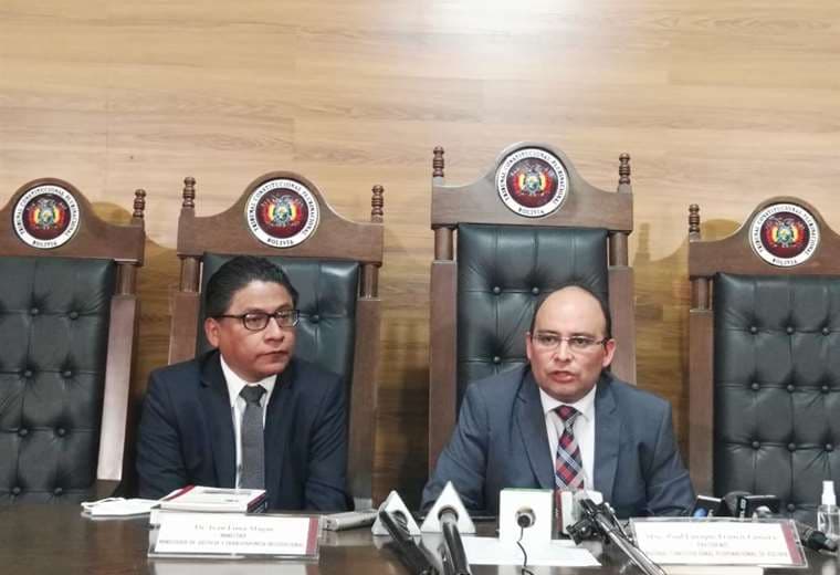 Esta es la primera visita oficial de Lima a las autoridades del Órgano Judicial